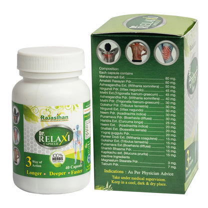 Dr Relaxi Herbal Capsules for Joints Pain and Arthritis