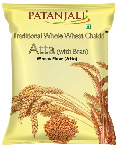 Patanjali Traditional Whole Wheat Chakki Atta with Bran