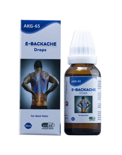 Excel Pharma E-Backache Drops -  usa australia canada 