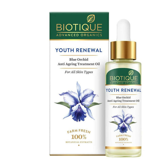 Biotique Youth Renewal Blue Orchid Anti-Ageing Treatment Oil - BUDNE