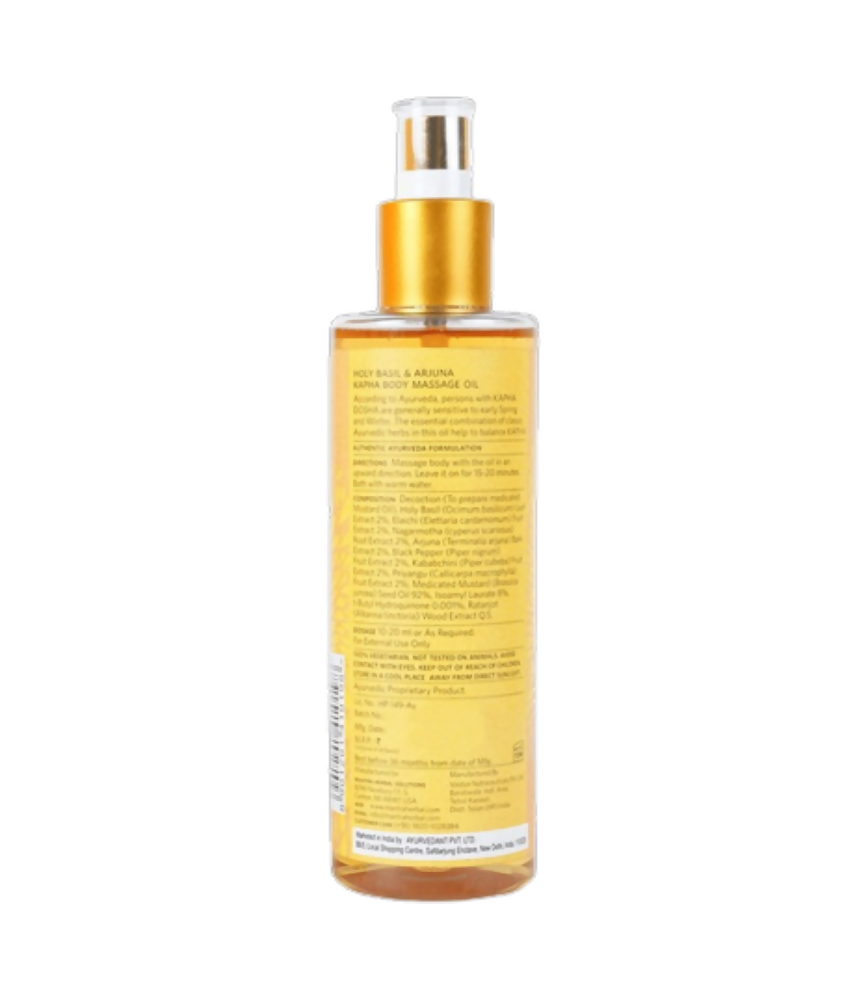 Mantra Herbal Holy Basil and Arjuna Kapha Body Massage Oil