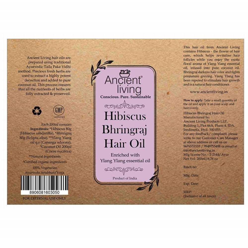 Ancient Living Hibiscus Bhringraj Hair Oil