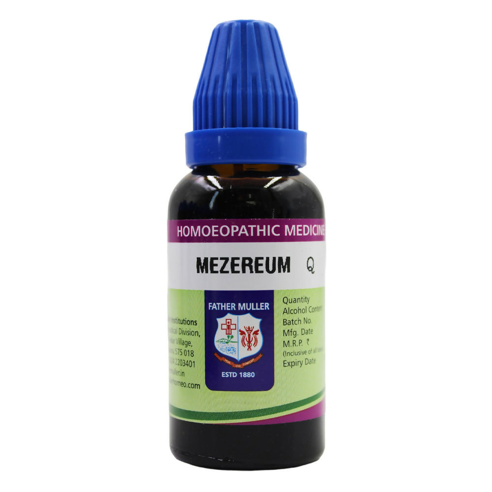 Father Muller Mezereum Mother Tincture Q