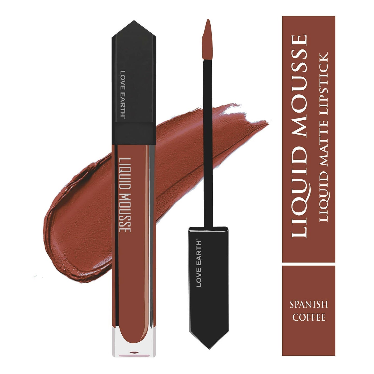 Love Earth Liquid Mousse Lipstick - Spanish Coffee