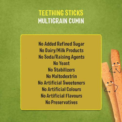 Timios Multigrain Cumin Teething Sticks For Toddlers