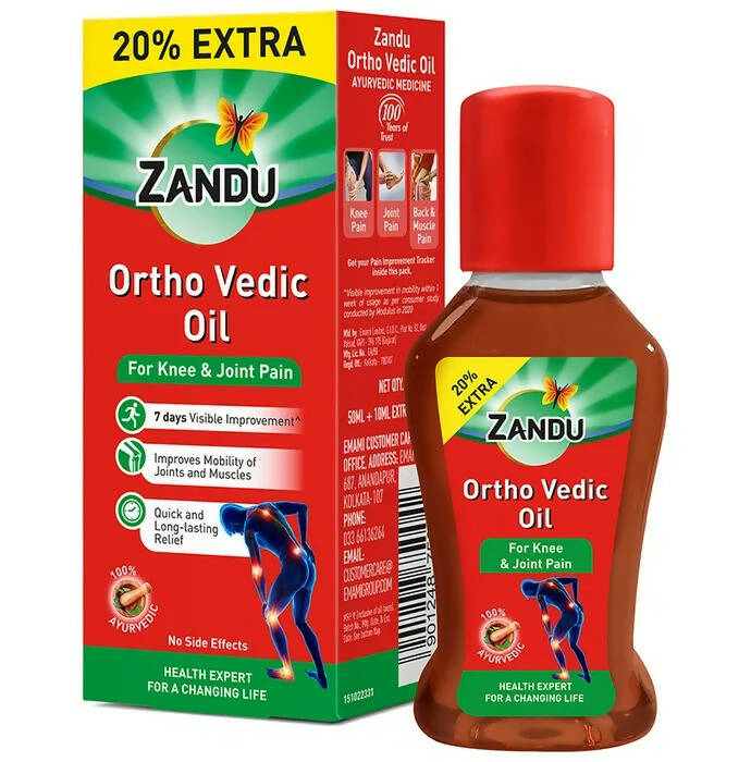 Zandu Ortho Vedic Knee & Joint Pain Oil - BUDEN