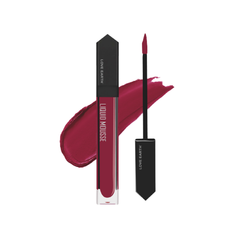 Love Earth Liquid Mousse Lipstick - Bloody Mary - BUDNE