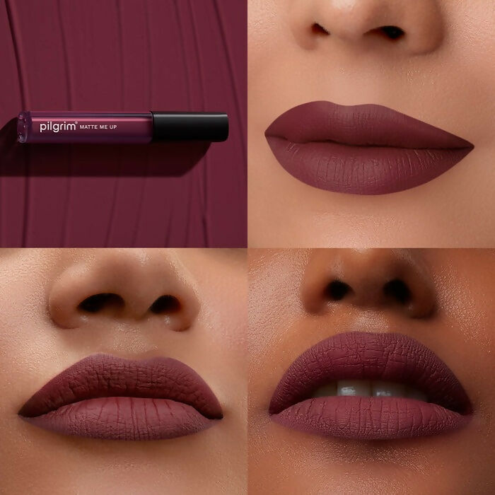 Pilgrim Matte Me Up Liquid Lipstick Berry Tease