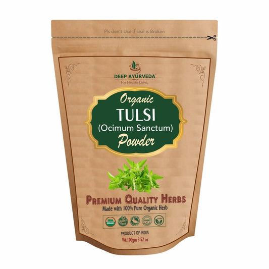 Deep Ayurveda Organic Tulsi Powder -  usa australia canada 