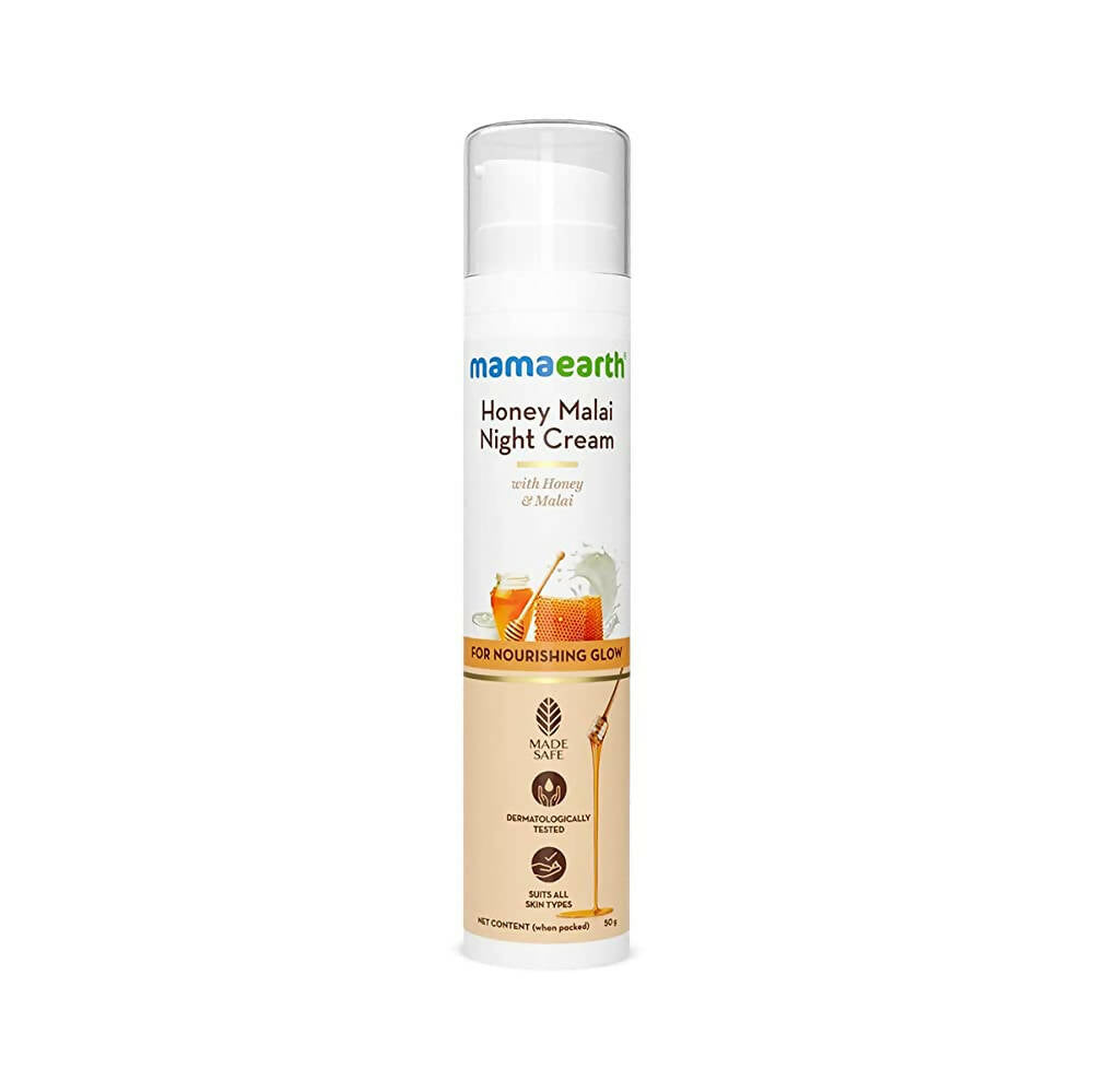 Mamaearth Honey Malai Night Cream for Nourishing Glow - buy in USA, Australia, Canada