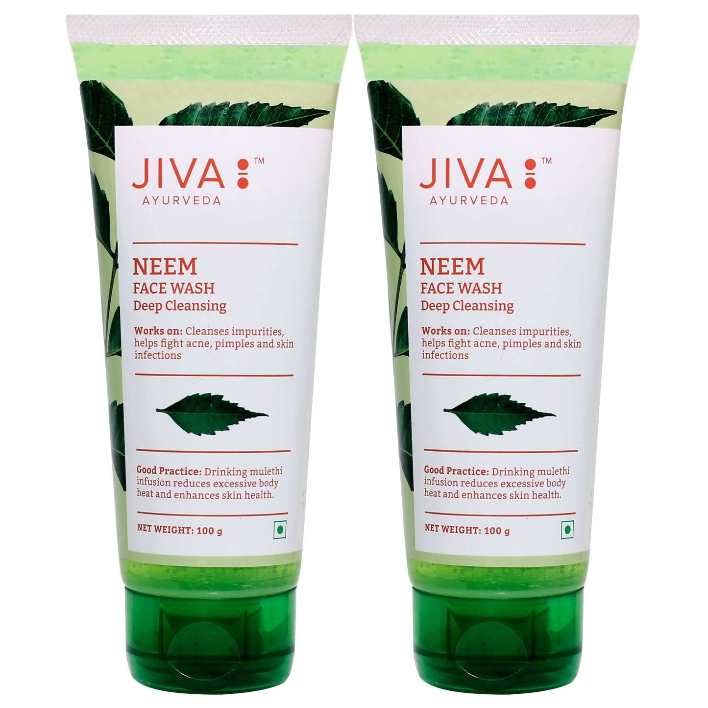 Jiva Ayurveda Neem Face wash - BUDNEN