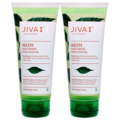 Jiva Ayurveda Neem Face wash - BUDNEN