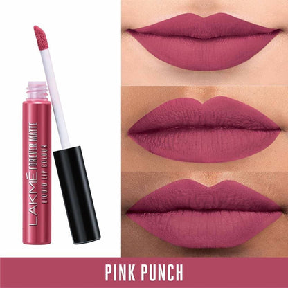 Lakme Forever Matte Liquid Lip Colour - Pink Punch