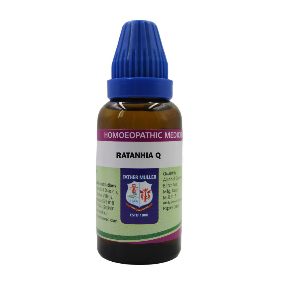 Father Muller Ratanhia Mother Tincture Q