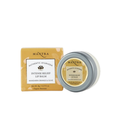 Mantra Herbal Intense Relief Lip Balm Mandarin Orange & Olive - BUDNEN