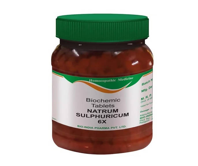 Bio India Homeopathy Natrum Sulphuricum Biochemic Tablets