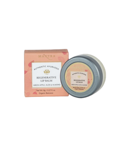 Mantra Herbal Regenerative Lip Balm Green Apple, Aloe & Almond - BUDNEN