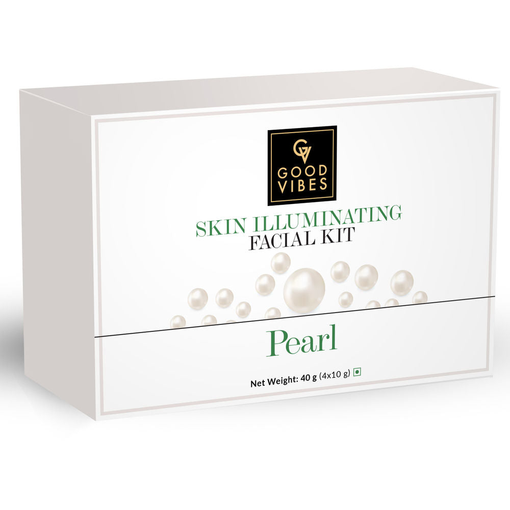 Good Vibes Skin Illuminating Facial Kit - Pearl