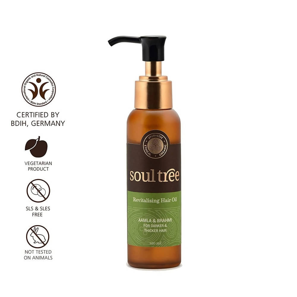 Soultree Revitalising Hair Oil with Aamla & Brahmi