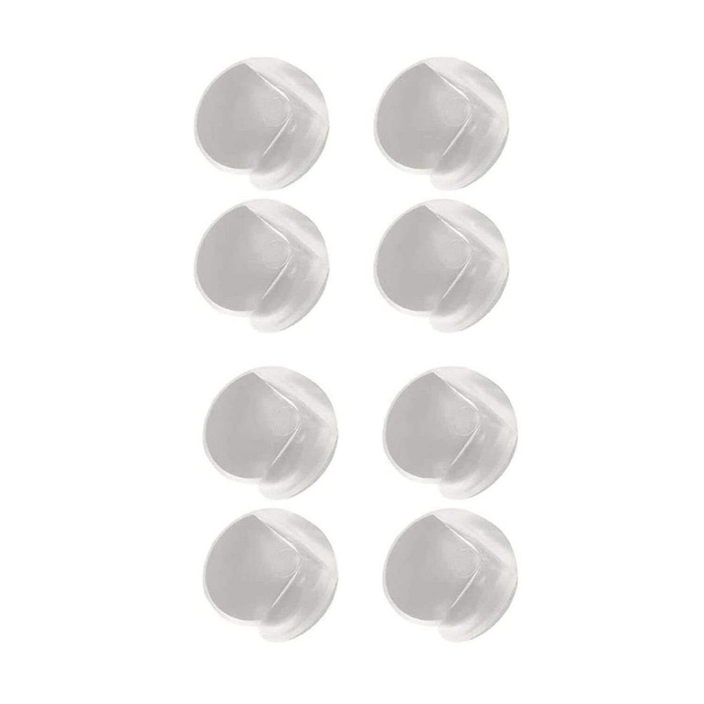 Safe-O-Kid Kids And Infants Safety- Beautiful Transparent Ball Shaped Corner Caps