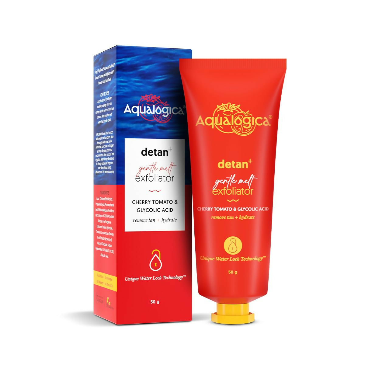 Aqualogica Detan+ Gentle Melt Exfoliator Visibly Removes Tan for Brighten & Smooth Skin