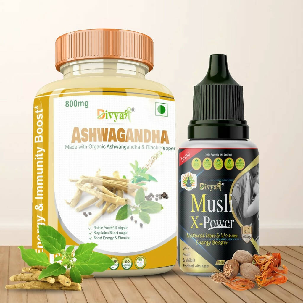 Divya Shree Porush Yovan Capsule and Oil Combo