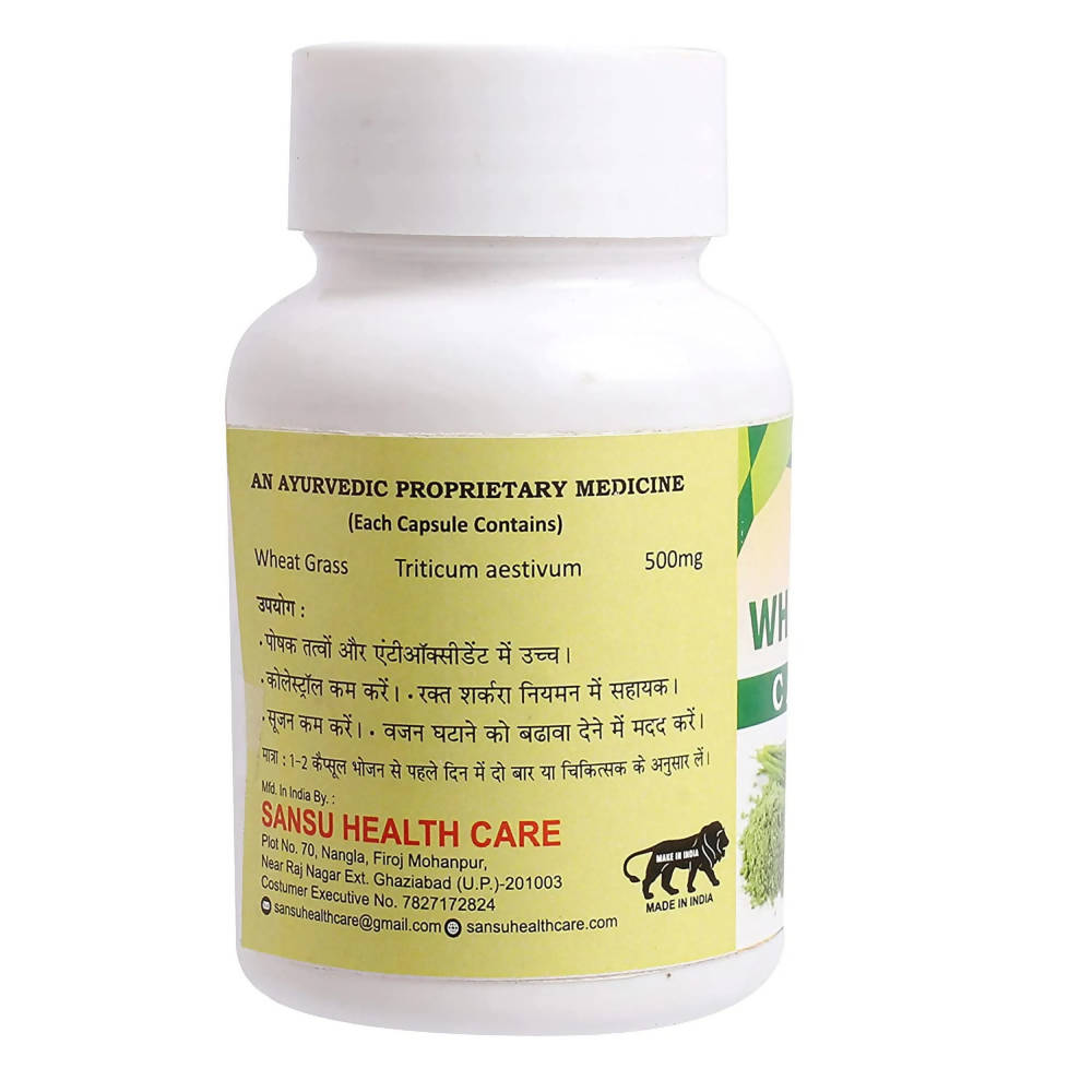 Sansu Wheat Grass Capsules