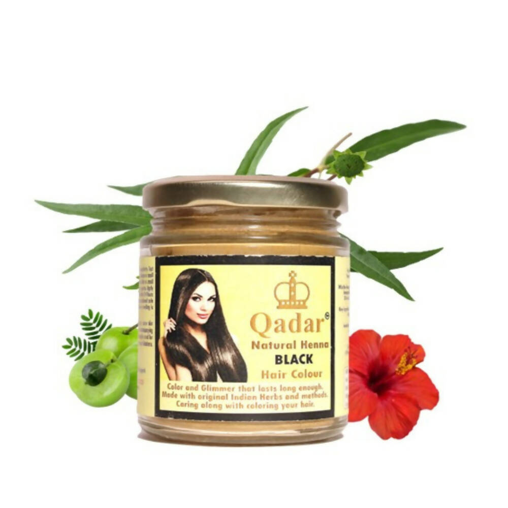 Qadar Henna Herbal Based Black Hair Colour - BUDNE