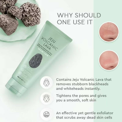 The Face Shop Jeju Volcanic Lava Scrub Foam