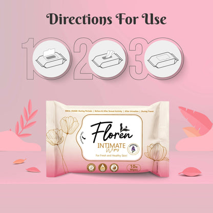 Floren Basil Intimate Wipes