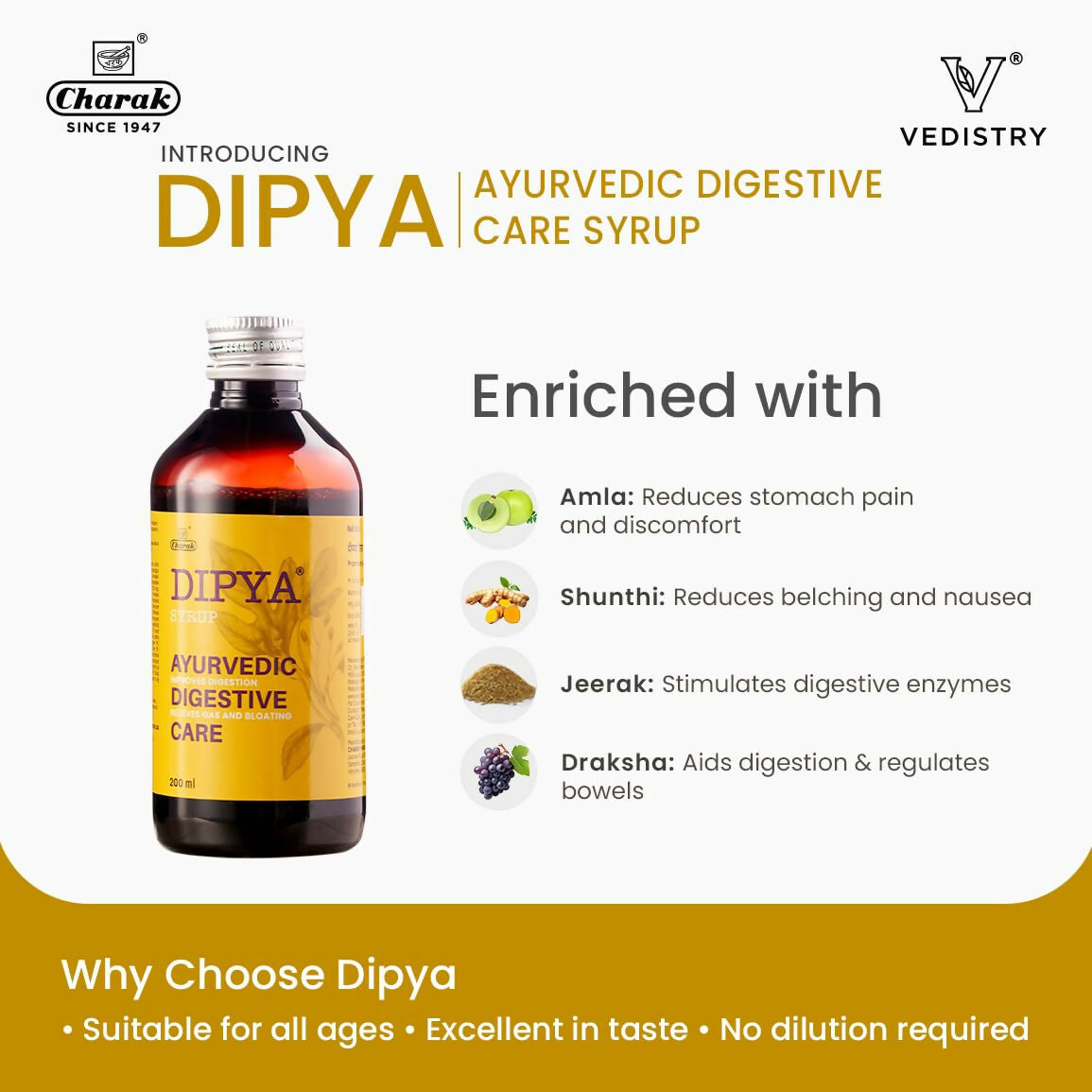 Dipya Ayurvedic Digestive Care Syrup