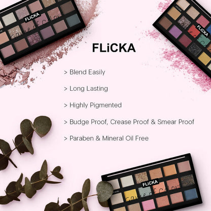 Flicka Game Of Colors Eyeshadow Palette - On The Beach