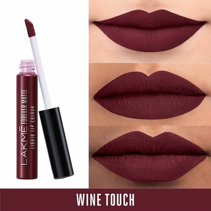 Lakme Forever Matte Liquid Lip Colour - Wine Touch