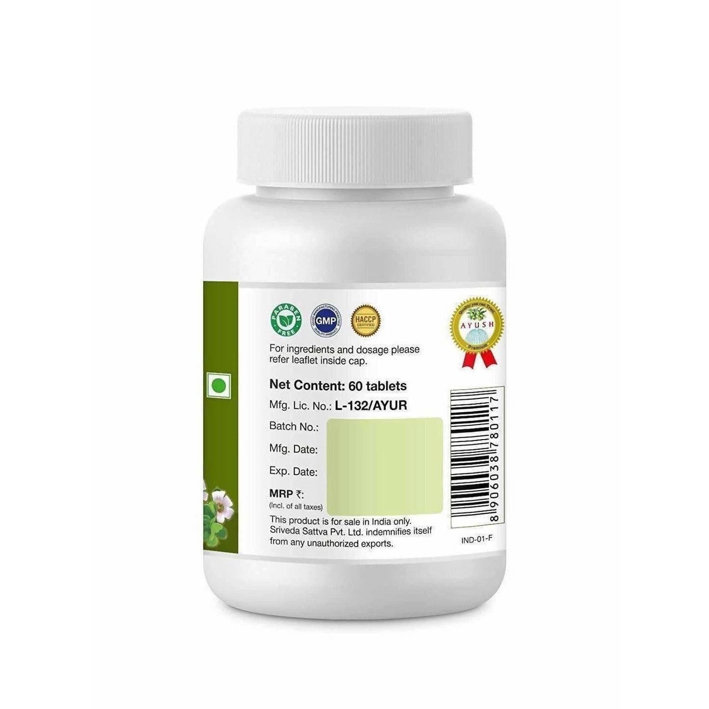 Sri Sri Tattva Brahmi 500Mg Tablet