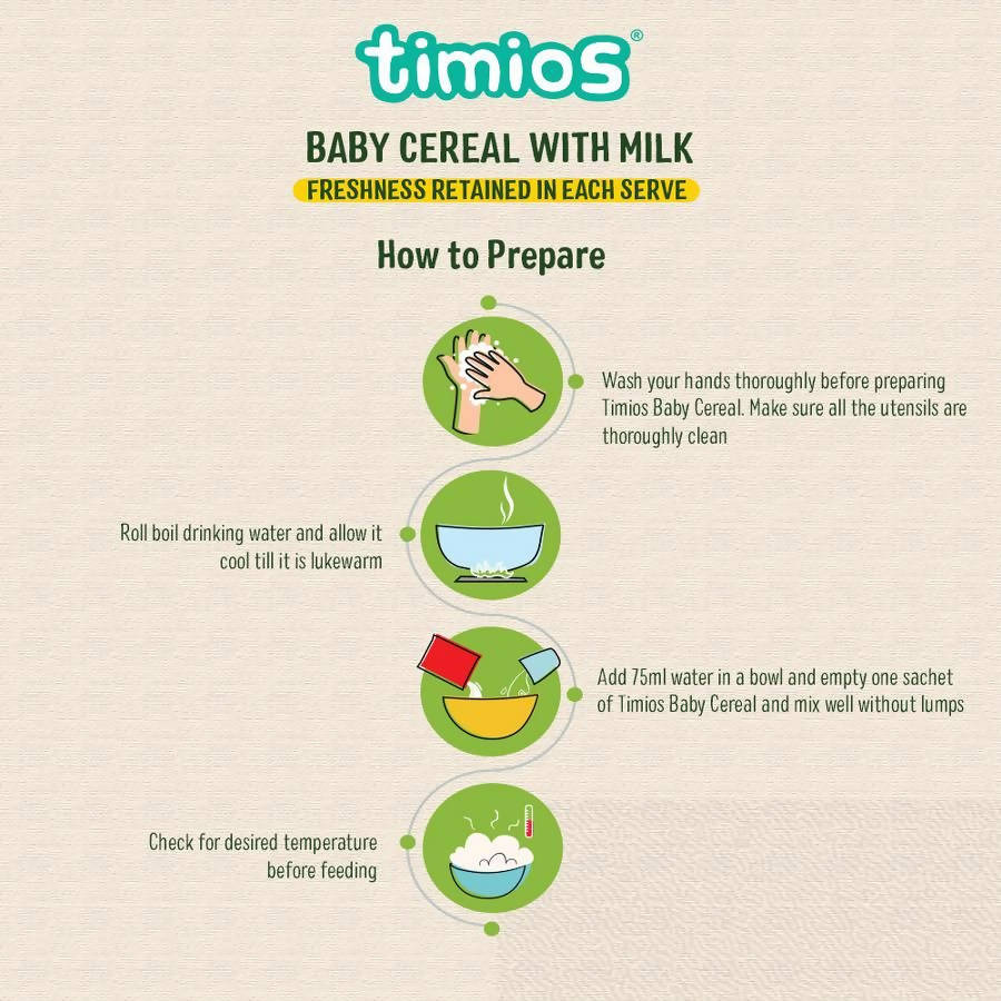 Timios Organic Multigrain Veg Baby Cereal