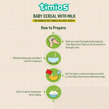 Timios Organic Multigrain Veg Baby Cereal