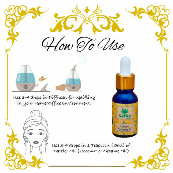 Sarva by Anadi Lemon Pure Essential Oil