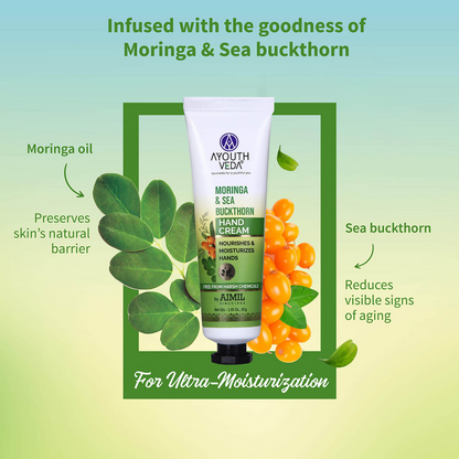 Ayouthveda Moringa & Sea Buckthorn Hand Cream