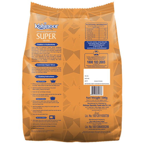 Kohinoor Super Silver Basmati Rice