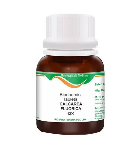 Bio India Homeopathy Calcarea Fluorica Biochemic Tablets