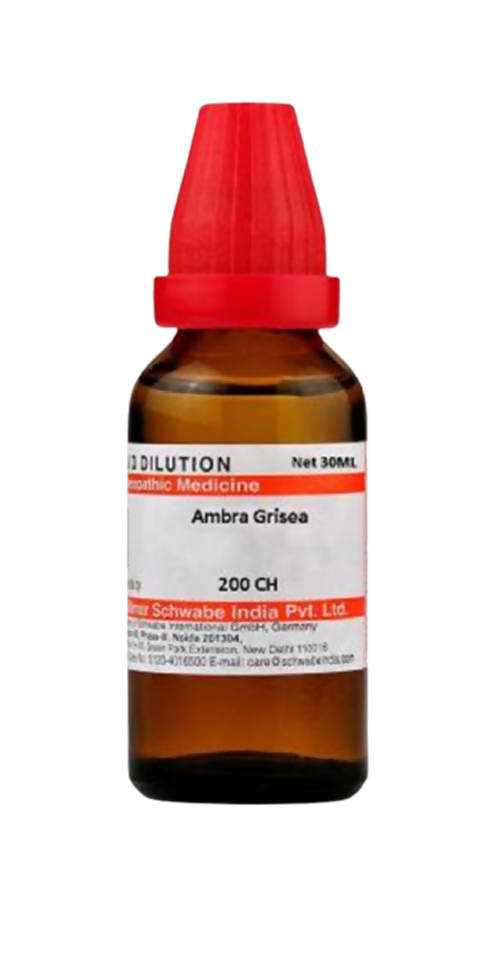 Dr. Willmar Schwabe India Ambra Grisea Dilution - BUDNE