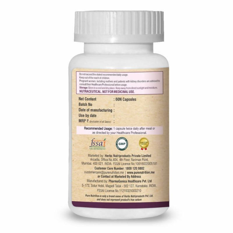 Pure Nutrition Detox Liver Milk Thistle Ultra Capsules