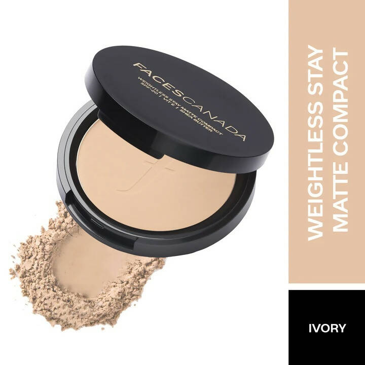 Faces Canada Weightless Stay Matte Compact SPF20-Ivory 01