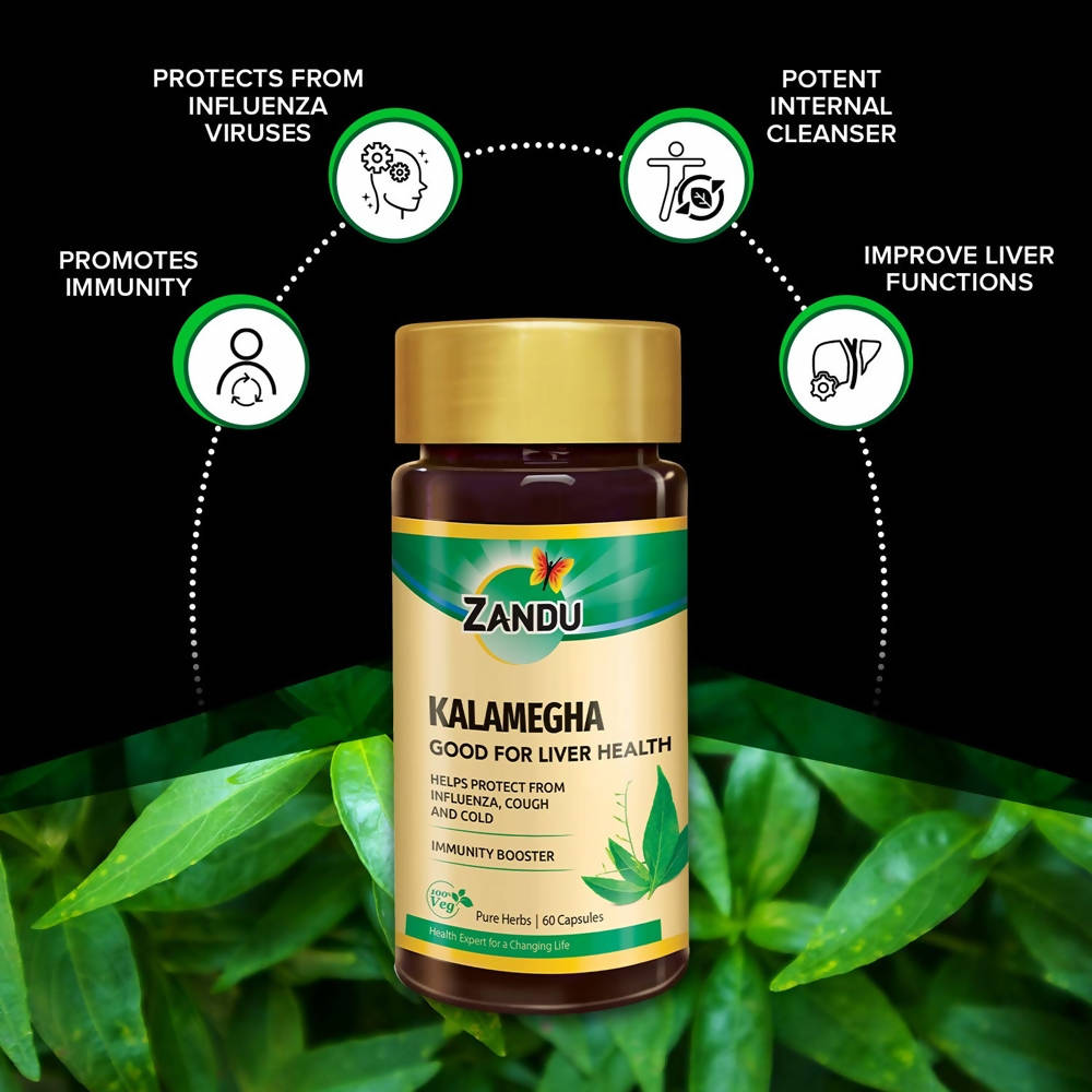 Zandu Kalamegha Good For Liver Health Capsules