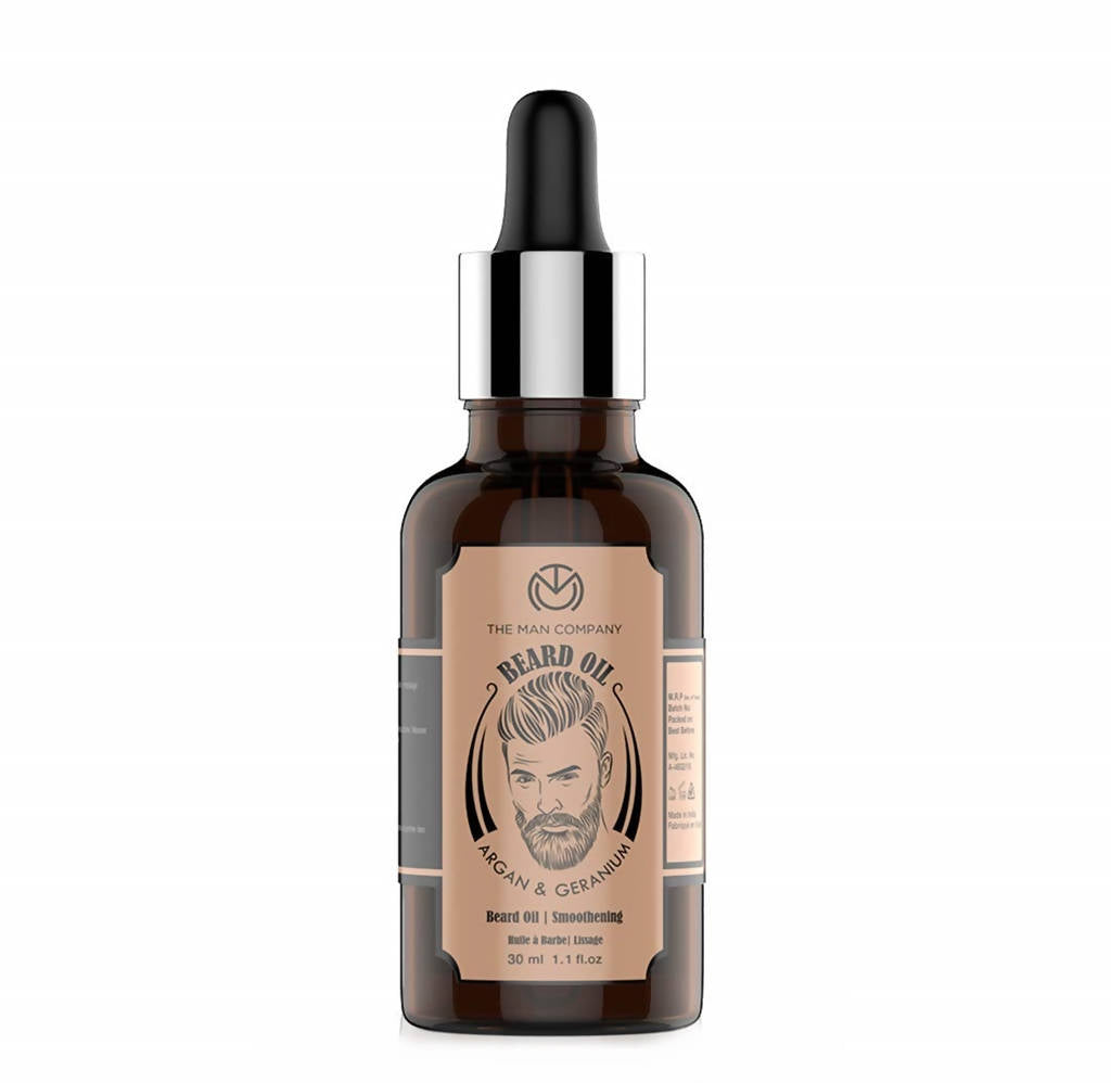 The Man Company Beard Softener Oil With Argan & Geranium - usa canada australia