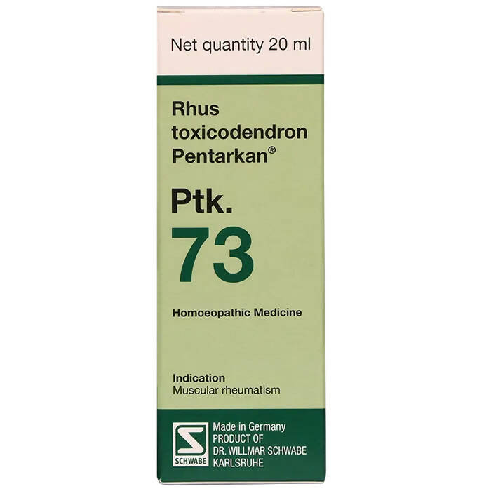 Dr. Willmar Schwabe Germany Rhus Toxicodendron Pentarkan Ptk. 73 Drops - usa canada australia