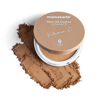 Mamaearth Glow Oil Control Compact With SPF 30 (Nude Glow)