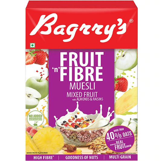 Bagrry's Fruit 'n Fibre Muesli with Mixed Fruit - BUDNE