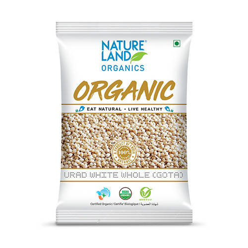 Nature Land Organics Urad White Whole (Gota) -  buy in usa 