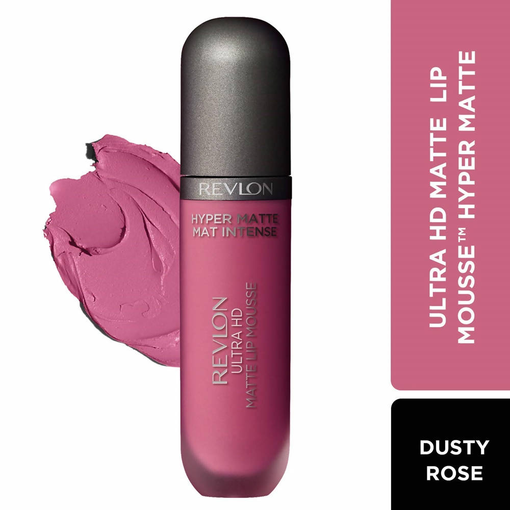 Revlon Hyper Matte Mat Intense Ultra Hd Matte Lip Mousse - Dusty Rose